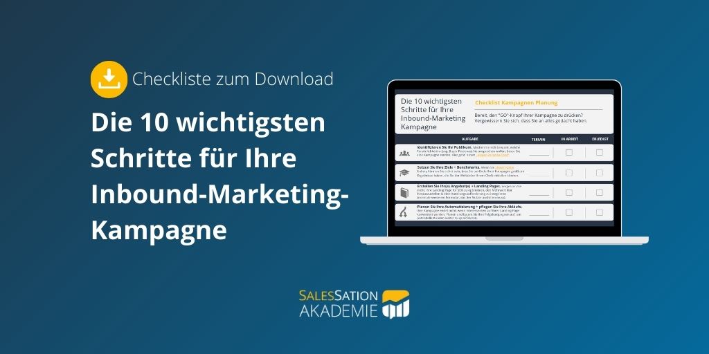 Die 10 wichtigsten Schritte für Ihre Inbound-Marketing-Kampagne